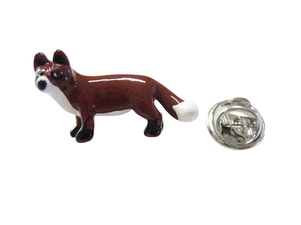 Colorful Fox Lapel Pin