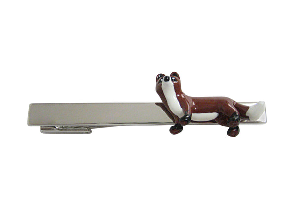 Colorful Fox Square Tie Clip
