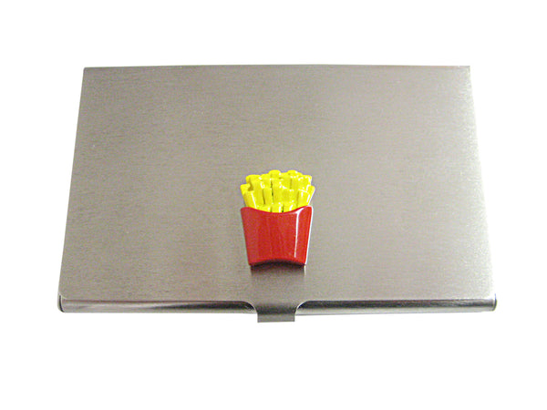 Colorful French Fry Business Card Holder