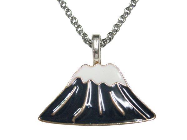 Colorful Mountain Top Pendant Necklace
