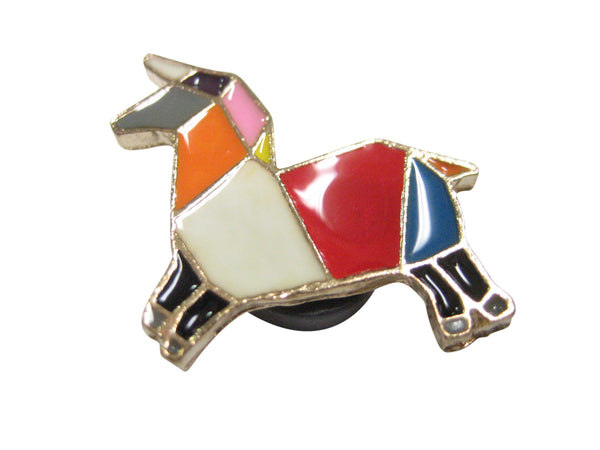 Colorful Origami Horse Magnet