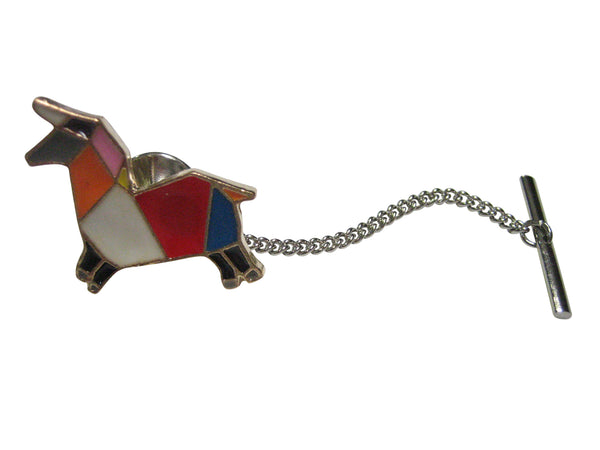 Colorful Origami Horse Tie Tack