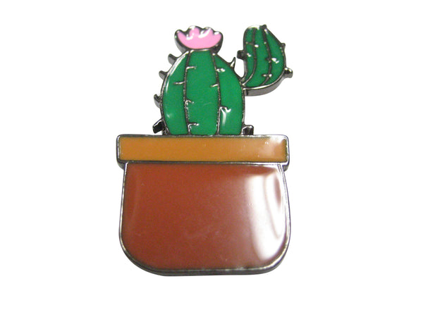 Colorful Potted Cactus Magnet
