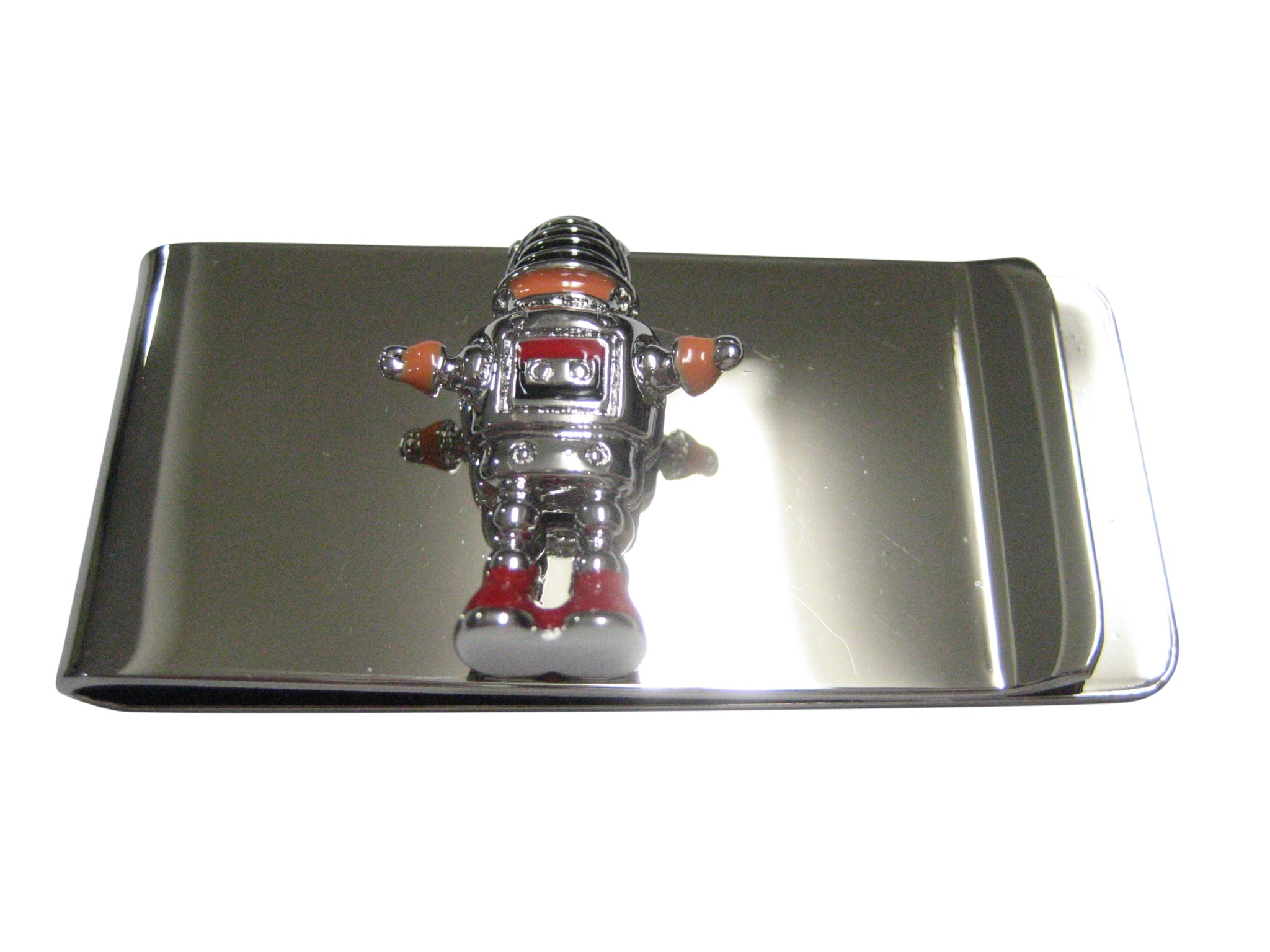 Colorful Retro Robot Money Clip