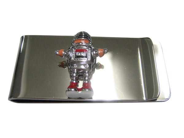 Colorful Retro Robot Money Clip