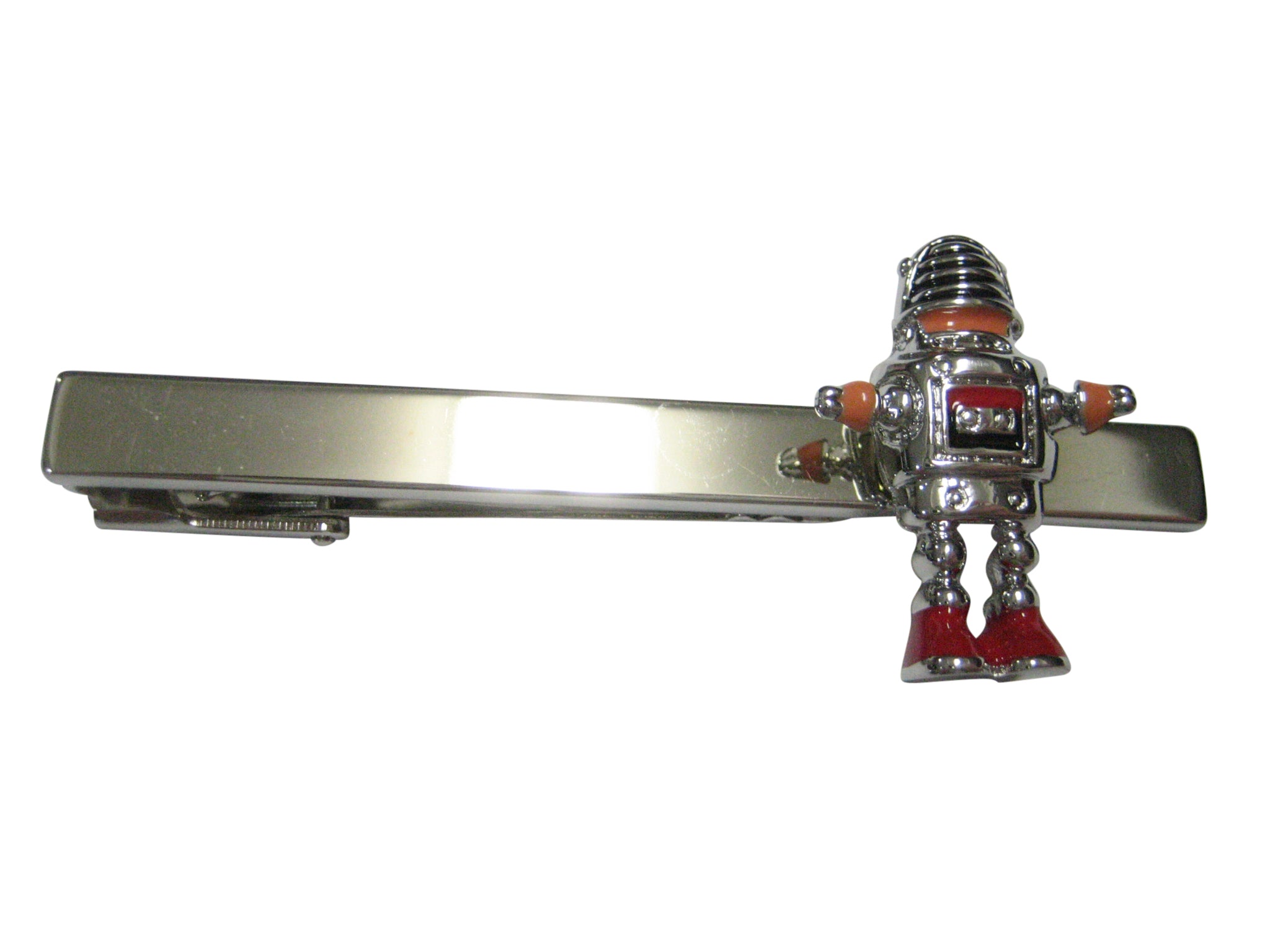 Colorful Retro Robot Tie Clip
