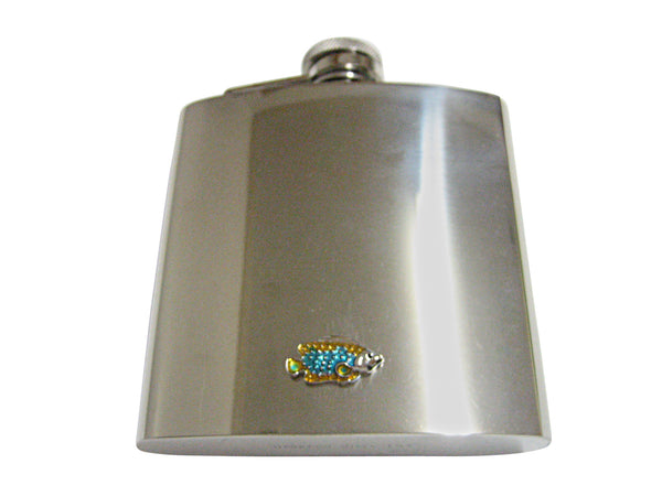 Colorful Tropical Fish 6 Oz. Stainless Steel Flask