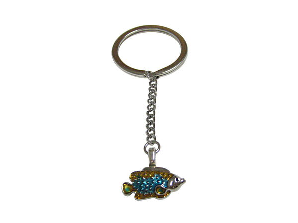 Colorful Tropical Fish Keychain