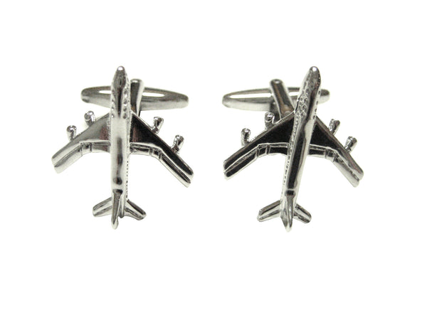 Commercial Jet Plane Cufflinks