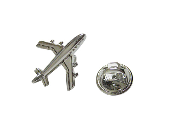 Commercial Jet Plane Lapel Pin