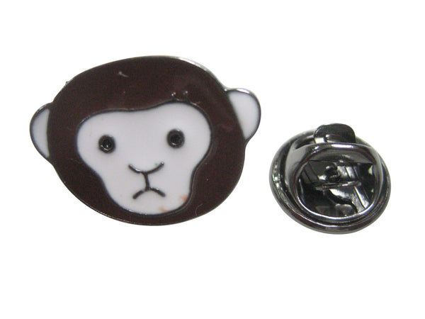 Confused Monkey Lapel Pin
