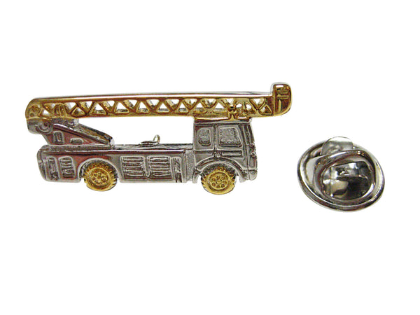 Construction Crane Truck Lapel Pin