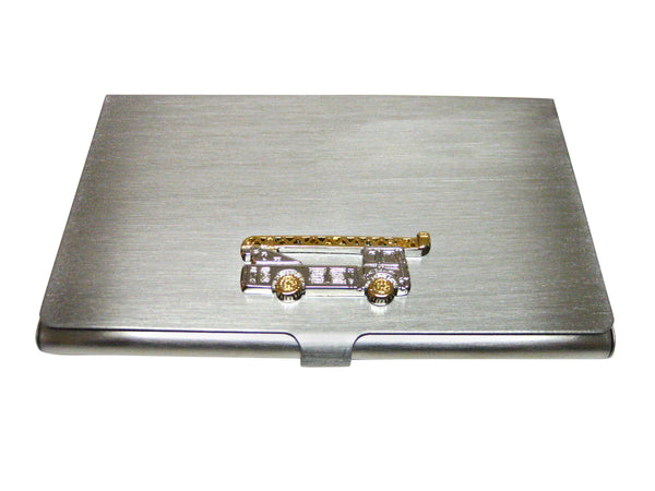 Construction Crane Truck Business Card Holder