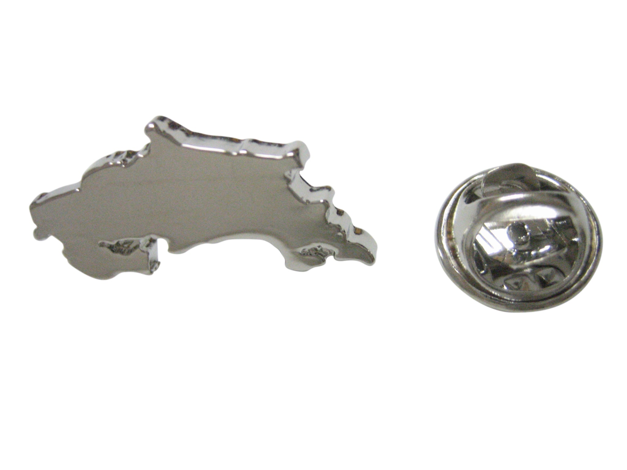 Costa Rica Map Shape Lapel Pin