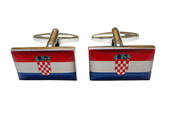 Croatia Flag Cufflinks