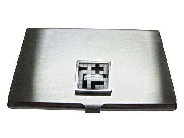 Crossword Puzzle Business Card Holder