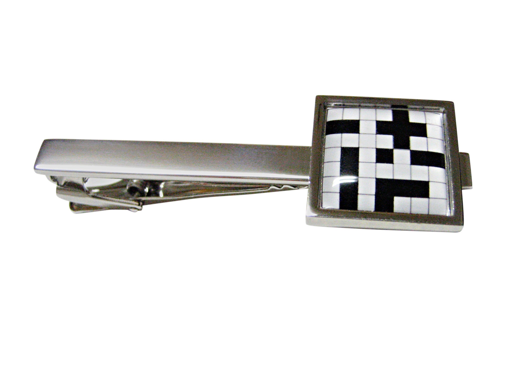 Crossword Puzzle Square Tie Clip
