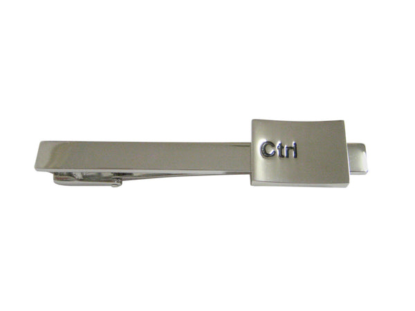 Ctrl Keyboard Square Tie Clip