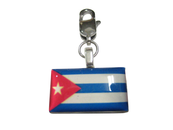 Cuba Flag Pendant Zipper Pull Charm