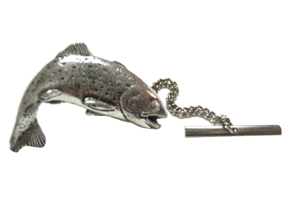 Curved Trout Fish Tie Tack
