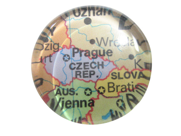 Czech Republic Czechia Map Pendant Magnet