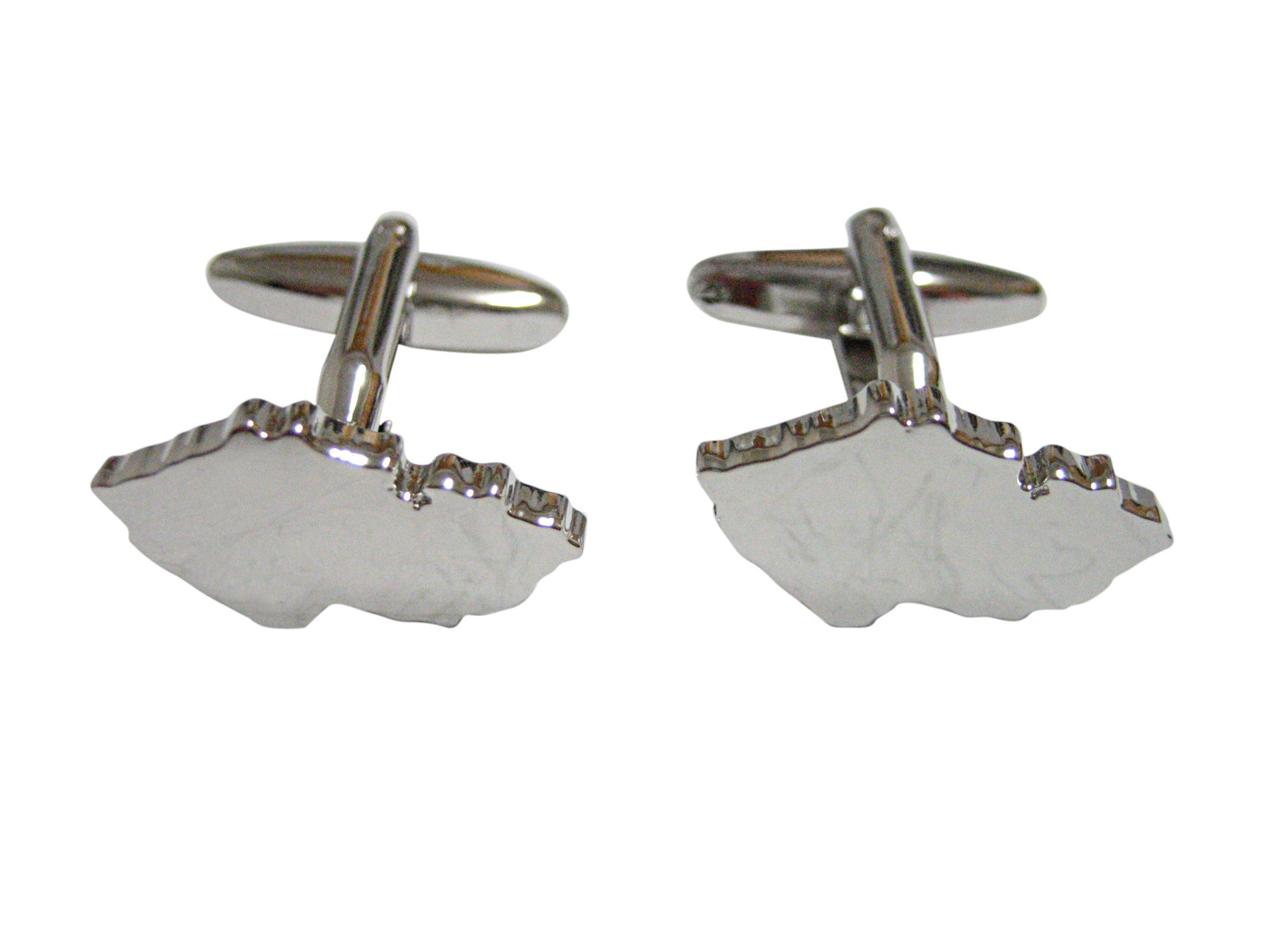 Czech Republic Czechia Map Shape Cufflinks