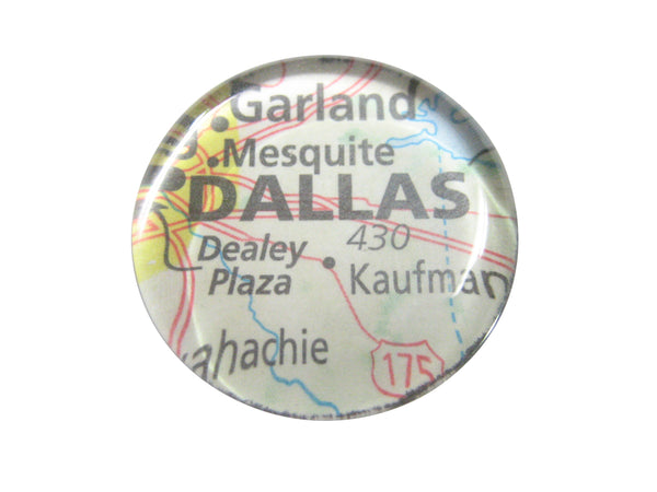 Dallas Texas Map Pendant Magnet
