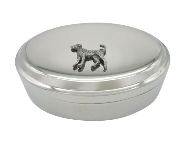 Dalmation Dog Pendant Oval Trinket Jewelry Box