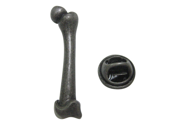 Dark Bronze Toned Medical Anatomy Femur Bone Lapel Pin