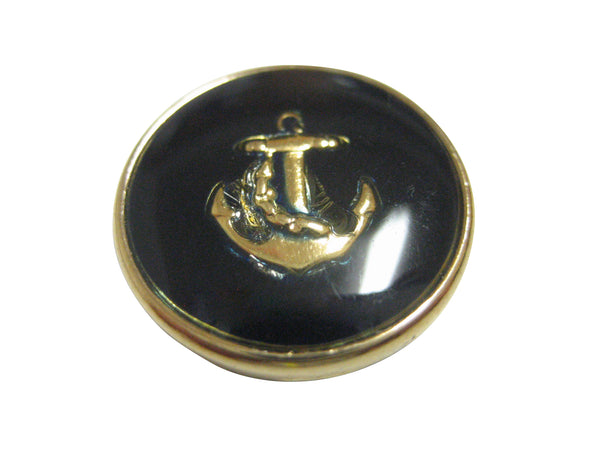 Dark Navy Toned Nautical Anchor Magnet