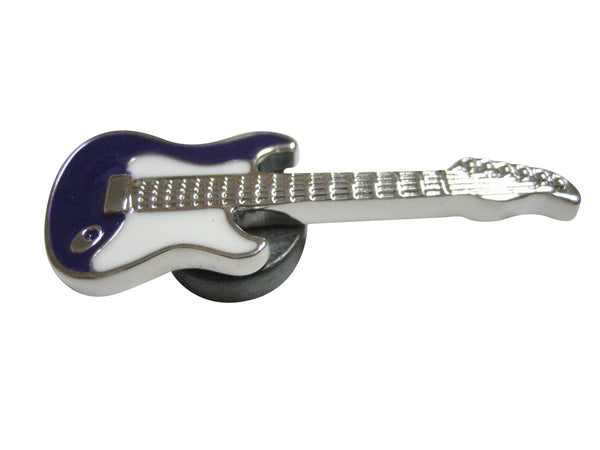 Dark Purple and White Toned Full Guitar Magnet