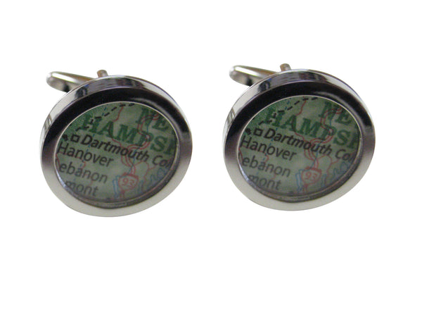 Dartmouth College Map Cufflinks
