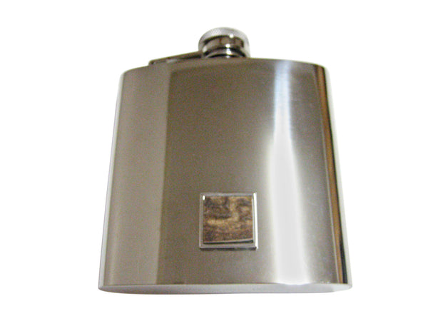 Deer Antler 6 Oz. Stainless Steel Flask