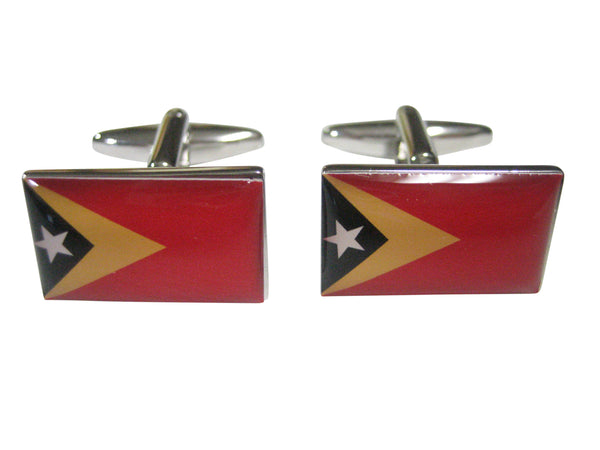 Democratic Republic of Timor Leste Flag Cufflinks