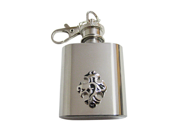 Detailed Celtic Cross 1 Oz. Stainless Steel Key Chain Flask