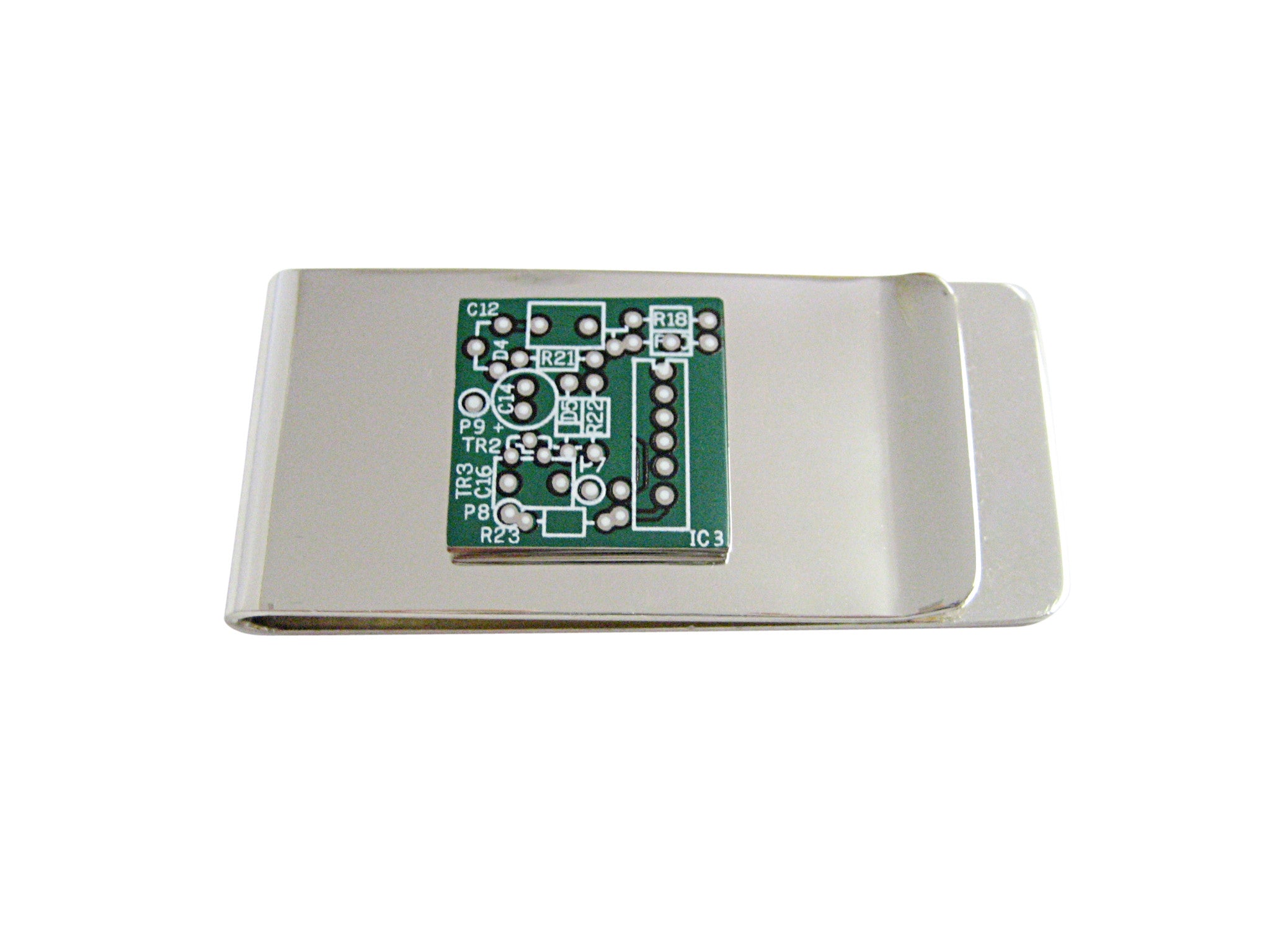 Detailed Computer Circuit Design Money Clip