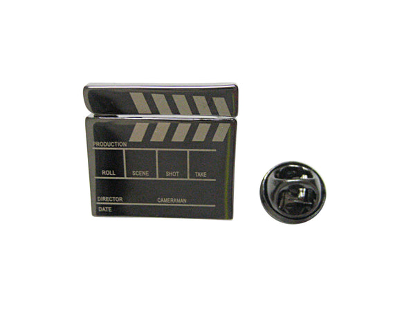 Detailed Film Clapper Hollywood Lapel Pin