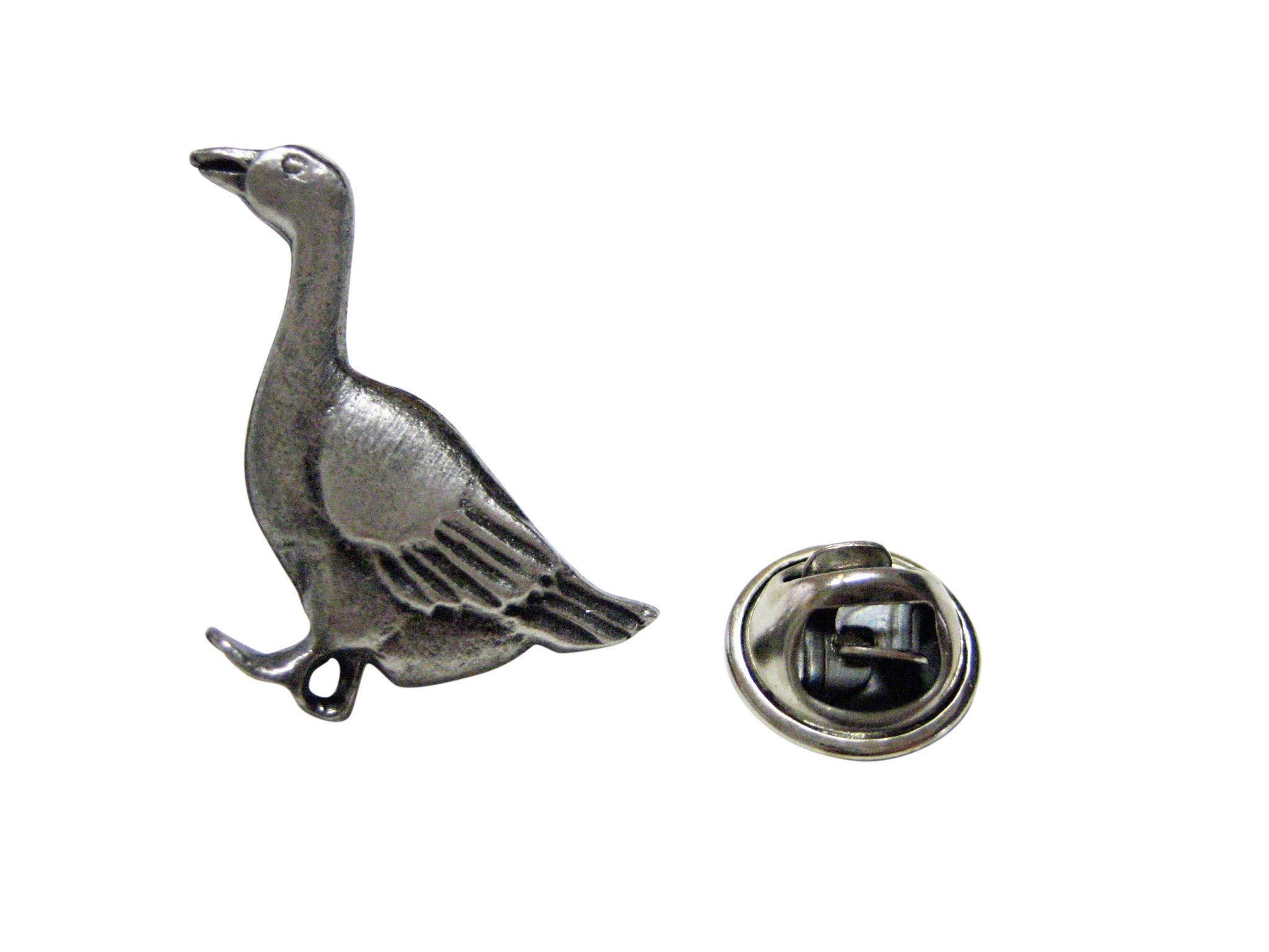 Detailed Goose Bird Lapel Pin