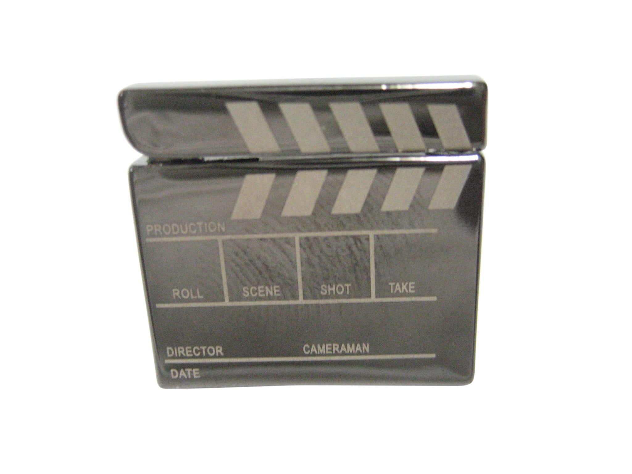 Detailed Hollywood Film Clapper Adjustable Size Fashion Ring