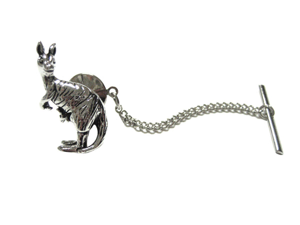 Detailed Kangaroo Tie Tack