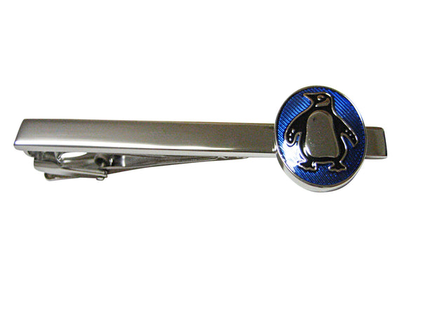 Detailed Penguin Bird Square Tie Clip