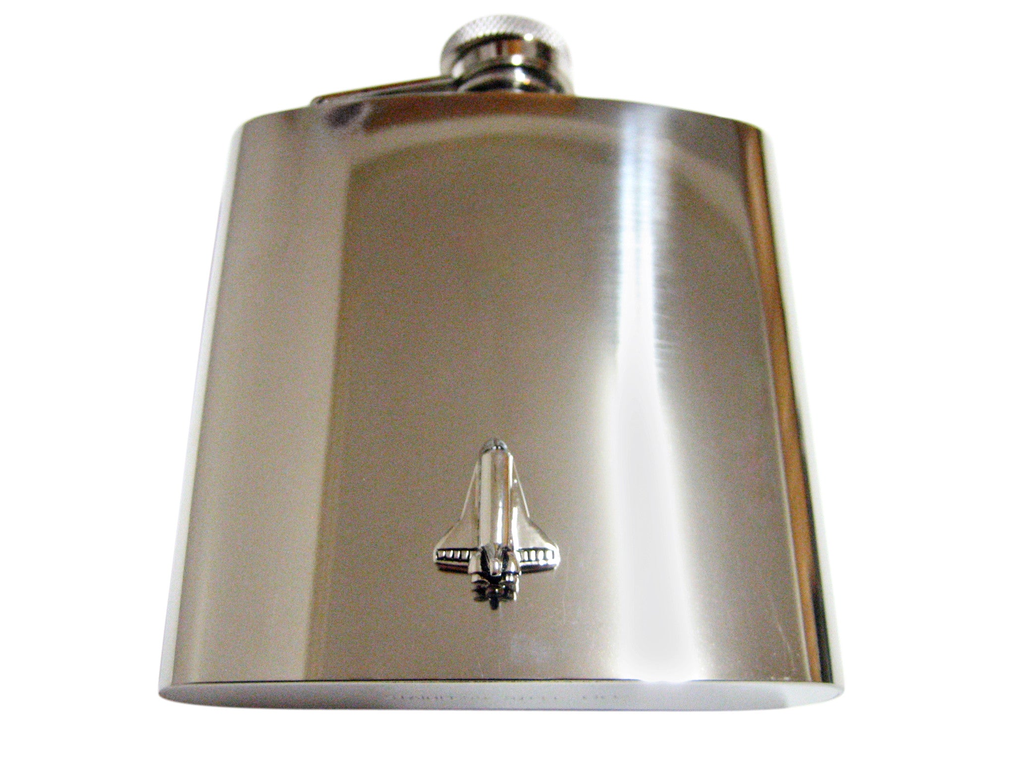 Detailed Space Shuttle 6 Oz. Stainless Steel Flask