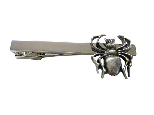 Detailed Spider Insect Square Tie Clip