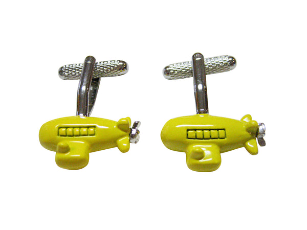 Detailed Yellow Submarine Cufflinks