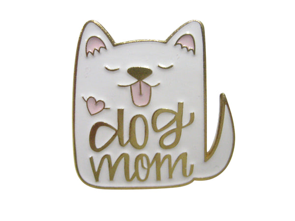 Dog Mom White Dog Adjustable Size Fashion Ring