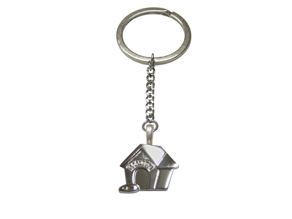 Dog House Pendant Keychain