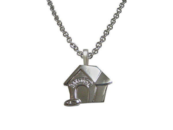 Dog House Pendant Necklace