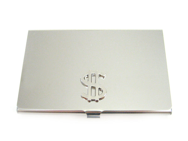 Business Card Holder with Dollar Sign Pendant