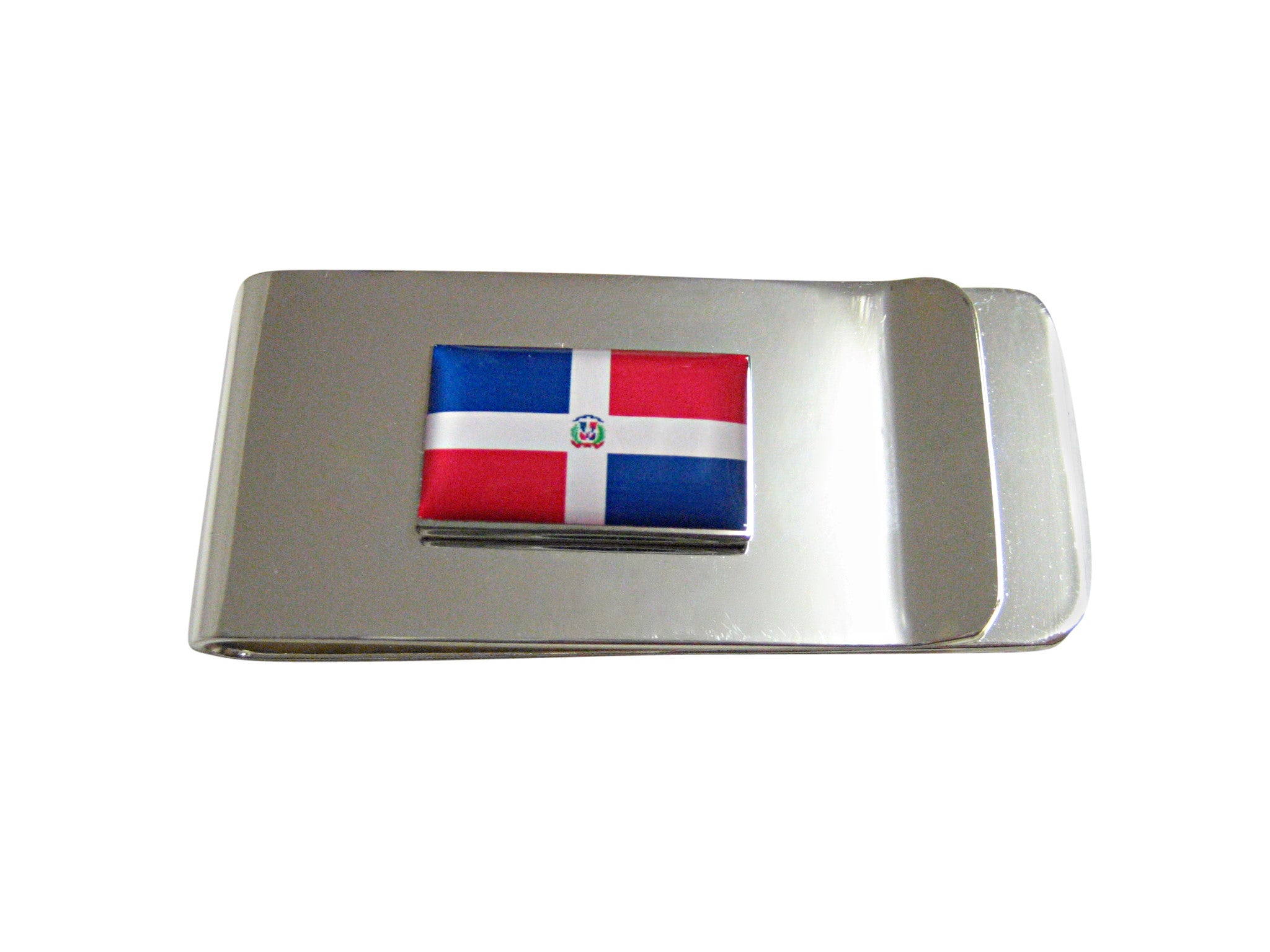 Dominican Republic Flag Pendant Money Clip