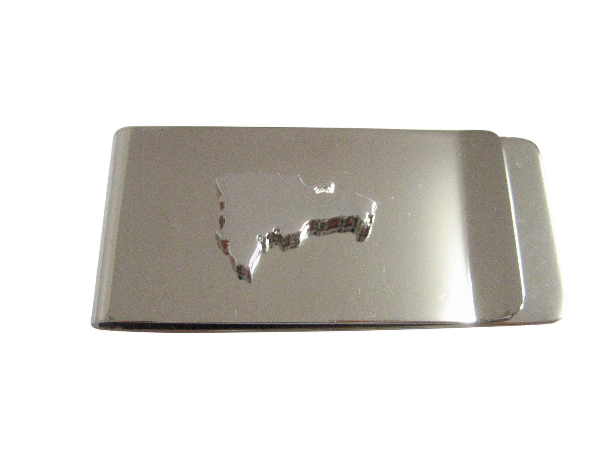 Dominican Republic Map Shape Money Clip